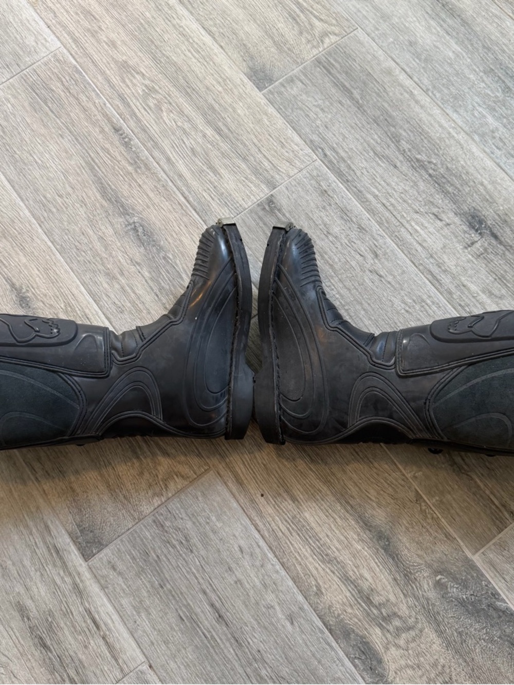 Fox Motocross Motorcycle Boots Tracker JR Youth Size 4 Vintage Y2K - Picture 7 of 13